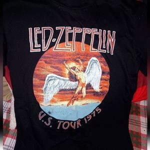 Womens Led Zeppelin T-shirt Medium band tee